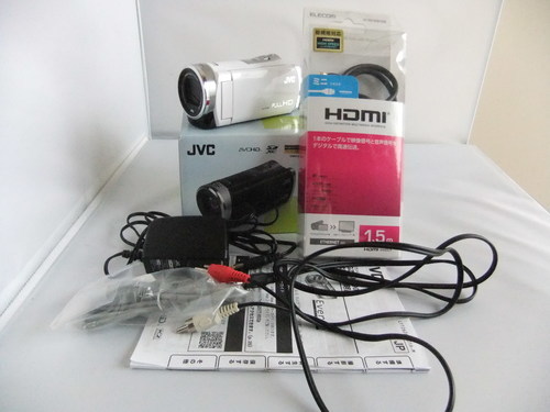 超美品「JVC　エブリオ　HM390-W」早い者勝ち