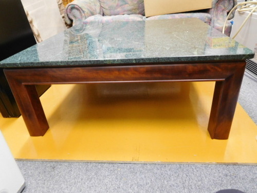 maruni 蛇紋石 高級テーブル 100cm×100cm