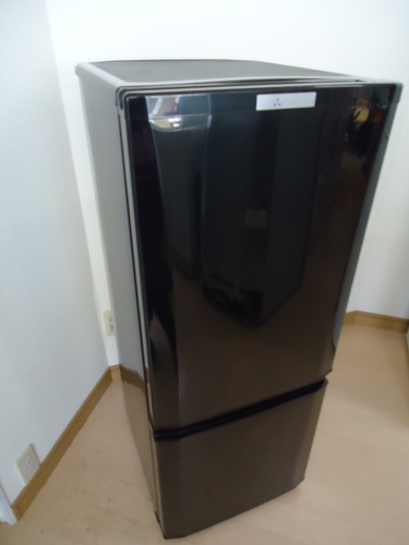 三菱　冷蔵庫　MR-P15Z　2015年製　146L　ブラック　保冷　冷凍庫　2ﾄﾞｱ
