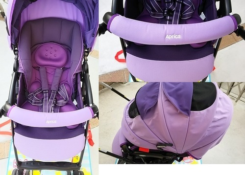 超美品 アップリカ ラクーナ 2015 エイミー パープル オマケ付