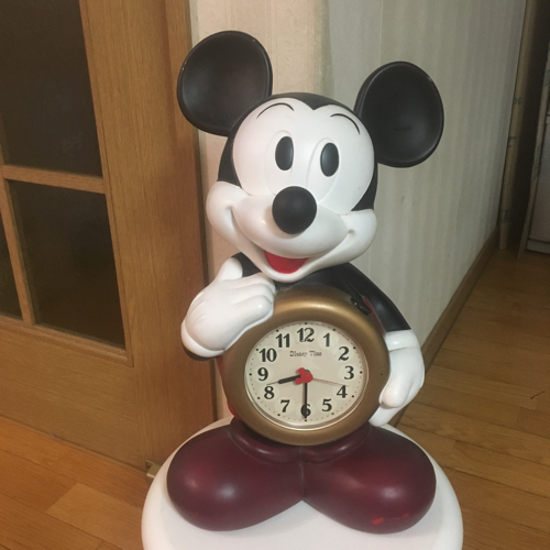 レトロ Disney Time ディズニータイム ミッキーマウス目覚まし時計 Fd411a 41センチ おはる 八幡宿の生活家電 その他 の中古あげます 譲ります ジモティーで不用品の処分