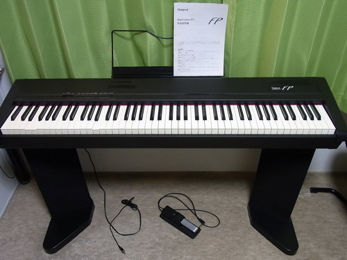 ８８鍵 電子ピアノ ローランドRoland FP-1 スタンドスピーカー 標準