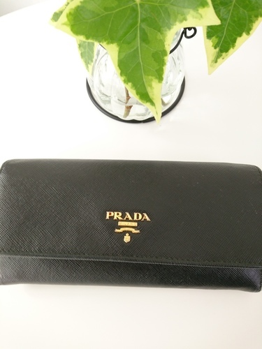 プラダ（Prada）サフィアーノ　二つ折り長財布　マルチカラー