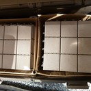 磁器製タイルマット　大量34枚　状態は良好です。　ベランダマット　バルコニーマット