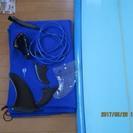 サーフボード　★オールラウンド★9・0フィート  口ングボード青