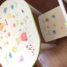 子供用木のテーブルと椅子のセット