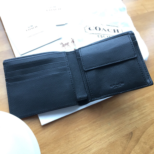 コーチ 財布(二つ折り) メンズ  新品未使用品