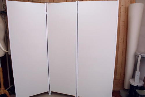 ○直接引取り限定 3面ホワイトパーテーション 岐阜 192×40×180 事務所