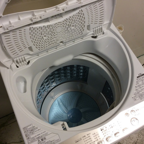 【期間限定30％OFF・全国送料無料・半年保証】洗濯機 2016年製 TOSHIBA AW-5G3 中古