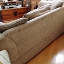 アメリカテキサスの家具屋さんから購入した大きめ3人掛けソファ☆カントリー、南仏スタイル