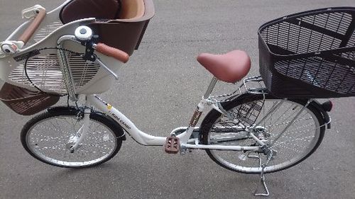 美品！前子乗せ自転車 26インチ 内装３段変速
