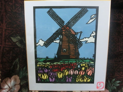 切り絵 風車とチュ リップ オランダ 若白髪 筑前前原のその他の中古あげます 譲ります ジモティーで不用品の処分