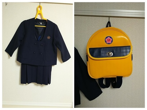 ◆ 神奈川県高座郡寒川町「さくら幼稚園」 女児 制服 未使用品 サイズ110(M) ◆