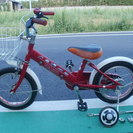 子供用自転車１２インチ補助輪付属