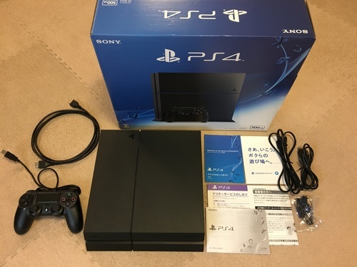 《お取引中！》PS4プレステ4本体CUH-1200A(500G)【美品・外箱付属品有り】