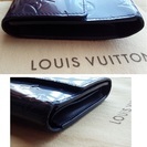 【商談中】正規品 奇麗 レア！☆LV ルイヴィトン 長財布★ヴェルニ★ネイビー