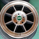 ハヤシストリート　ＳＴＦ　１５インチ　５穴　7Ｊ+38
