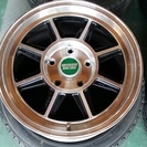 ハヤシストリート　ＳＴＦ　１５インチ　５穴　7Ｊ+38
