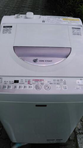 取り置き中 電気乾燥機付き洗濯機　シャープ　5.5kg ES-TG 5LC