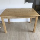 IKEA　無垢材 テーブル　4人用, バーチ, 119x74 c...