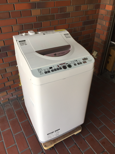 全国発送可能☆大阪市内配達・設置無料☆干す手間いらず☆SHARP 洗濯乾燥機 2014年製 6kg