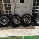 🌹値下げました 激安DOOD FIEARホイールスタットレスタイヤ4本ナット付き