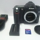 ニコン　Nikon D50 ボディ　SDカード　付