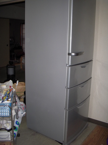 ノンフロン冷凍冷蔵庫　ハイアール　2014製　4ドア　３５５L　美品　AQR-361C(S)