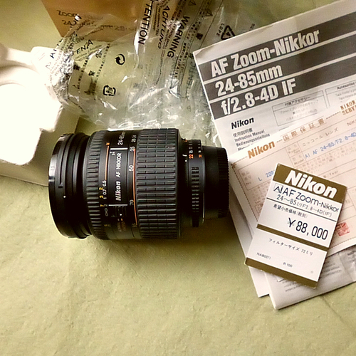 Nikon 標準ズームレンズ Ai Af Nikkor 24 85mm F 2 8 4d If ささ 神戸のその他の中古あげます 譲ります ジモティーで不用品の処分