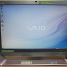 大画面20.1型ワイドデスクトップパソコン　SONY　VAIO　...