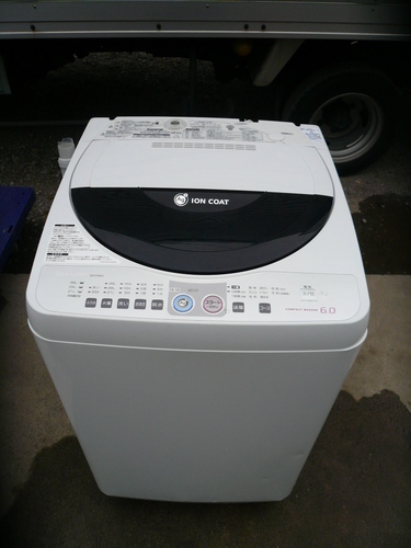シャープ ES-FG60J 洗濯機 ホワイト 2009年製造 SHARP