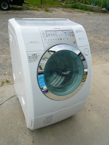 【大容量】【乾燥付】National ななめドラム洗濯乾燥機 洗濯・脱水8.0kg 乾燥容量6.0kg クリスタルグリーン NA-VR1000