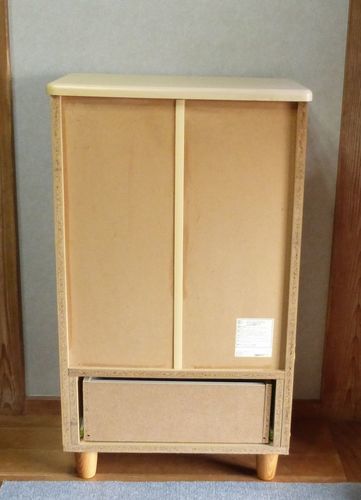 ペット用クローゼット ですが 小さめのバッグを収容してました ぽちこ 横芝の収納家具の中古あげます 譲ります ジモティーで不用品の処分