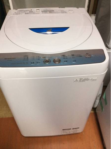 SHARP 2012年製 全自動洗濯機 5.5kg