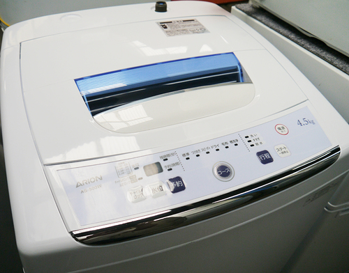 【6月セールスタートです！新生活応援キャンペーン第三弾！！！】  2017年製 エンプレイス ARION アリオン 4.5kg 洗濯機 AS-500W