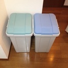 ゴミ箱（45Lゴミ袋対応）２つセット、無料でお譲りします