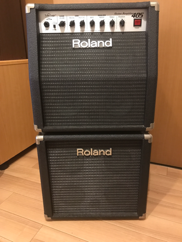 値下 ROLAND GC-405 スタック　二段セット ギターアンプ ローランド