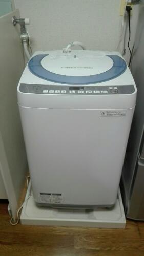 シャープ全自動洗濯機  7kg  ES-T708