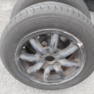 値下げ☆フィット用バリ山タイヤとホイールセット