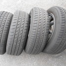 値下げ☆フィット用バリ山タイヤとホイールセット