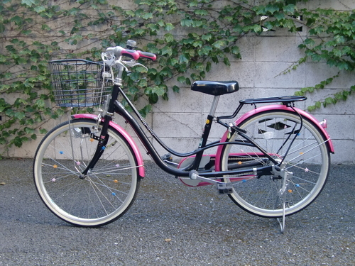 パナソニック自転車 LYCEEリセ 女の子用 22インチ ピュアブラック 美品！ (ナベティー)  経堂の自転車の中古あげます・譲ります｜ジモティーで不用品の処分