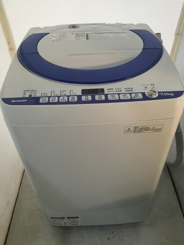 シャープ　7キロ　洗濯機　2015年製　お譲りします