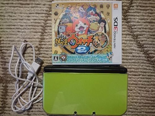 15時まで！new 3DSLL ライムブラック おまけ付き