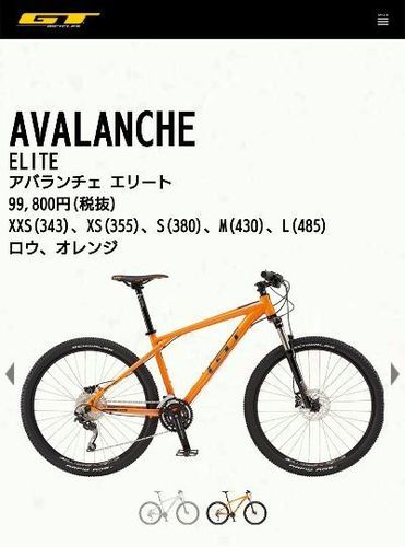 商談中 (GT avalanchee lite 2016 sサイズ)