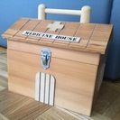 ＜差し上げます＞かわいい木製の薬箱