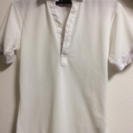 メンズポロシャツ(白 Sサイズ)