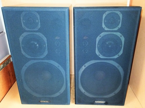 ☆\tコーラル CORAL X-V FIVE HIGH FIDELITY SPEAKER SYSTEM 3WAYスピーカー◆高級感溢れるスピーカー