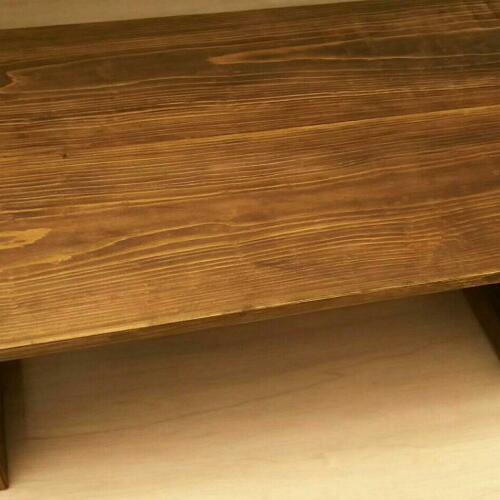 木製テーブル インダストリアル アンティーク風 ウォールナット