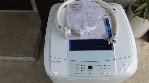全自動洗濯機　5ｋｇ　ハイアール　JW-K50H　2015年　使用期間短