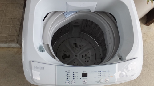 全自動洗濯機　5ｋｇ　ハイアール　JW-K50H　2015年　使用期間短